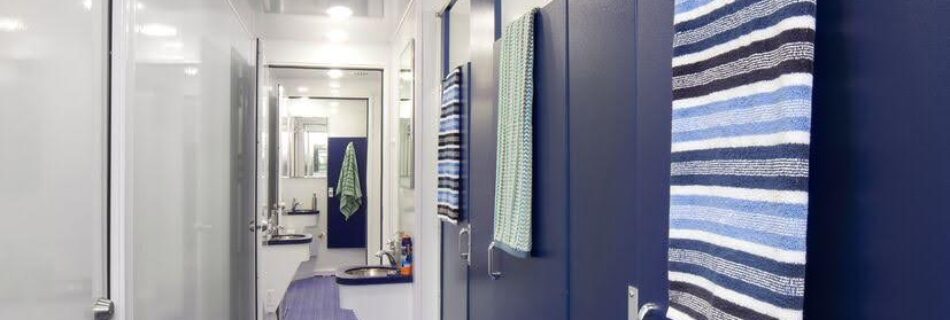 Eight Stall Shower interior