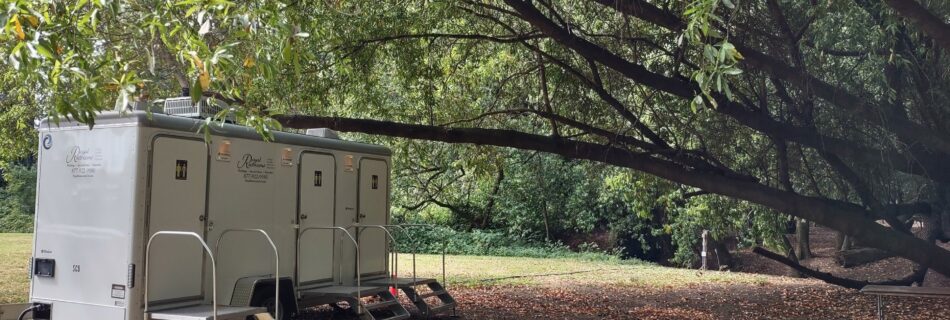 3 stall shower combo trailer for glamping