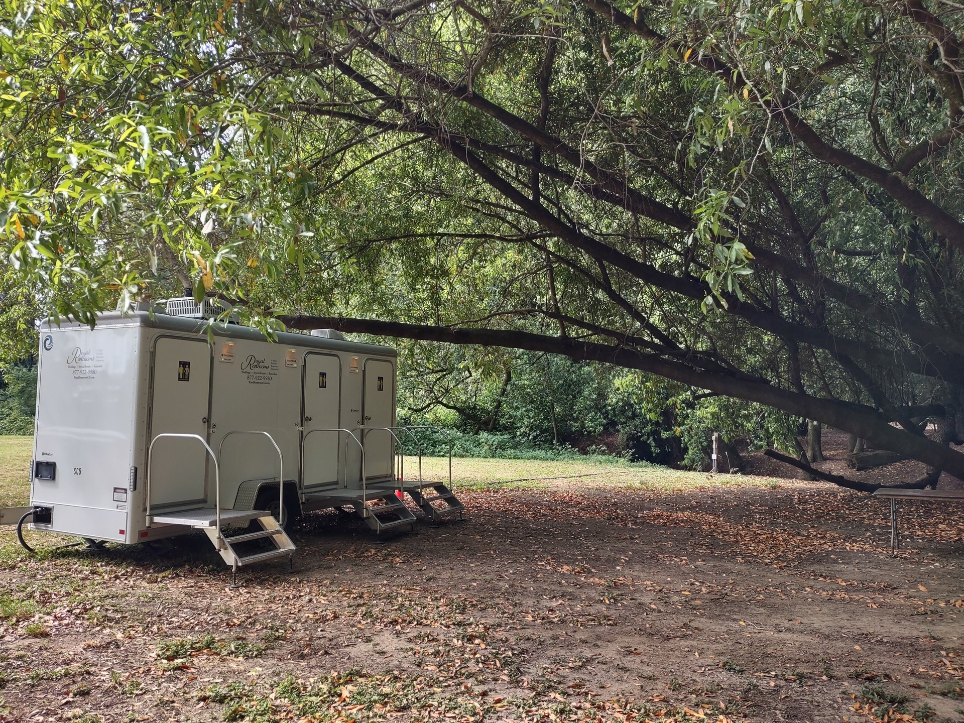3 stall shower combo trailer for glamping