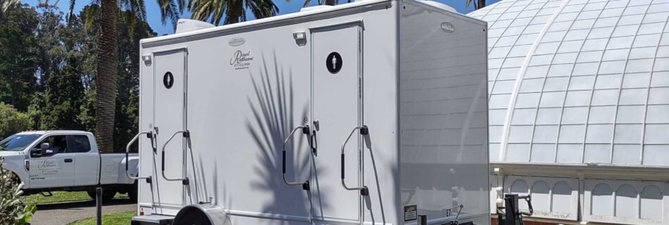 Two Stall Standard Restroom Trailer