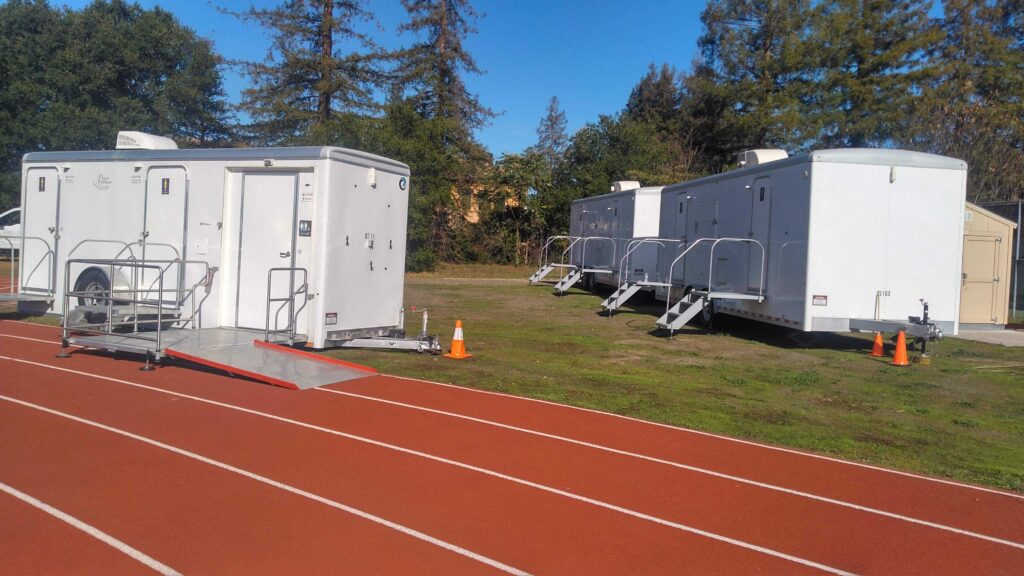 Restrooms and Showers for your School events!