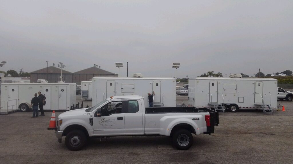 Luxury Restroom & Shower Trailer Rentals for Emergency Relief Needs in CA