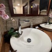 Elite Signature Restroom Trailer Interior
