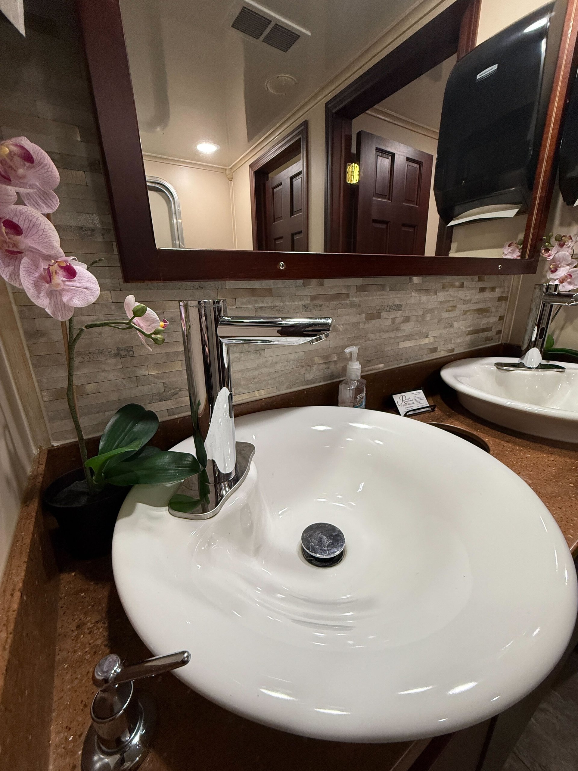 Elite Signature Restroom Trailer Interior