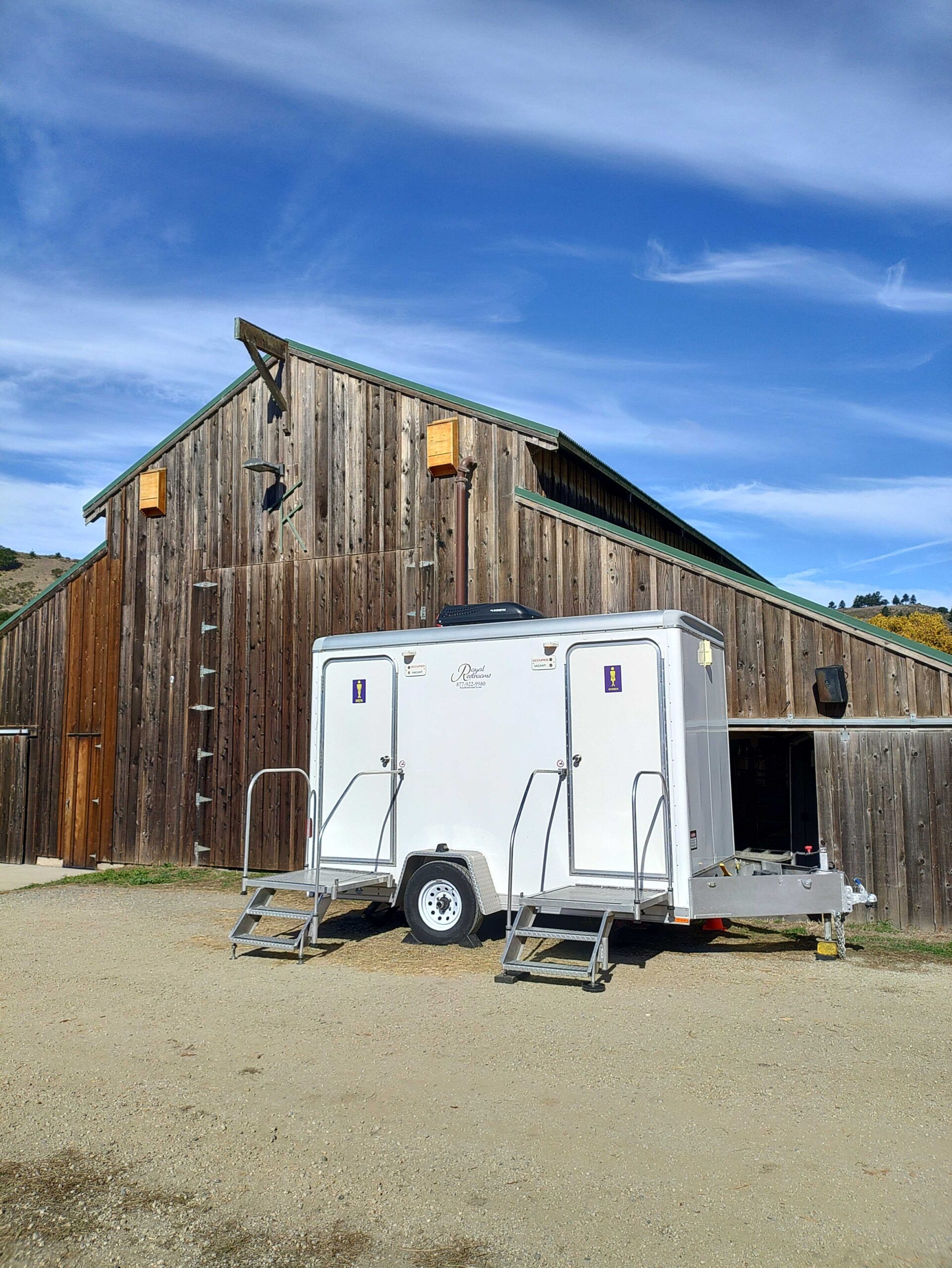 2 Stall Restroom trailer