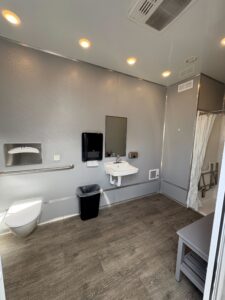 ADA+2 stall w/ADA shower Interior View