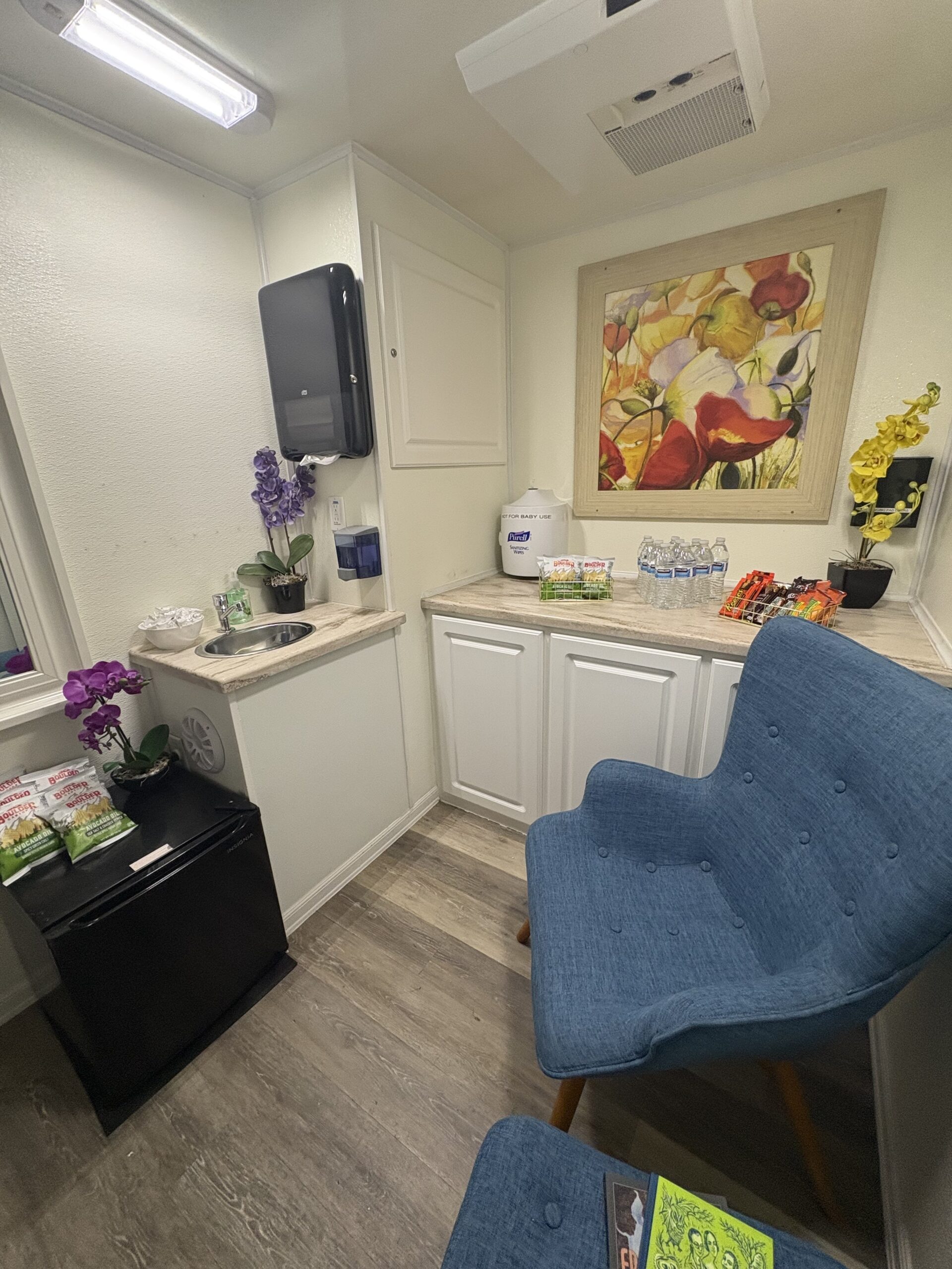 Mother’s Room / Retreat trailer interior additional angle