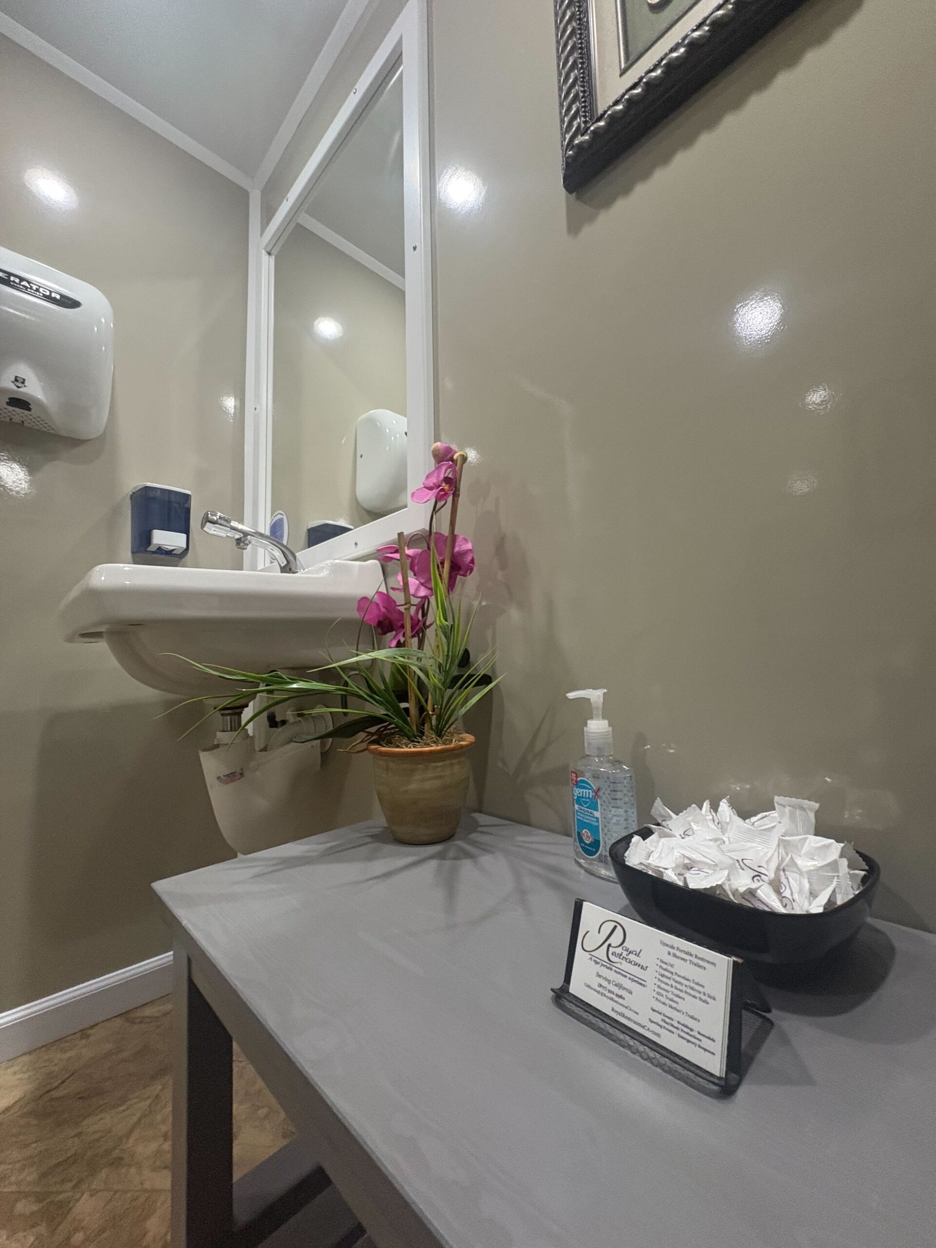 ADA restroom sink height and clearance detail