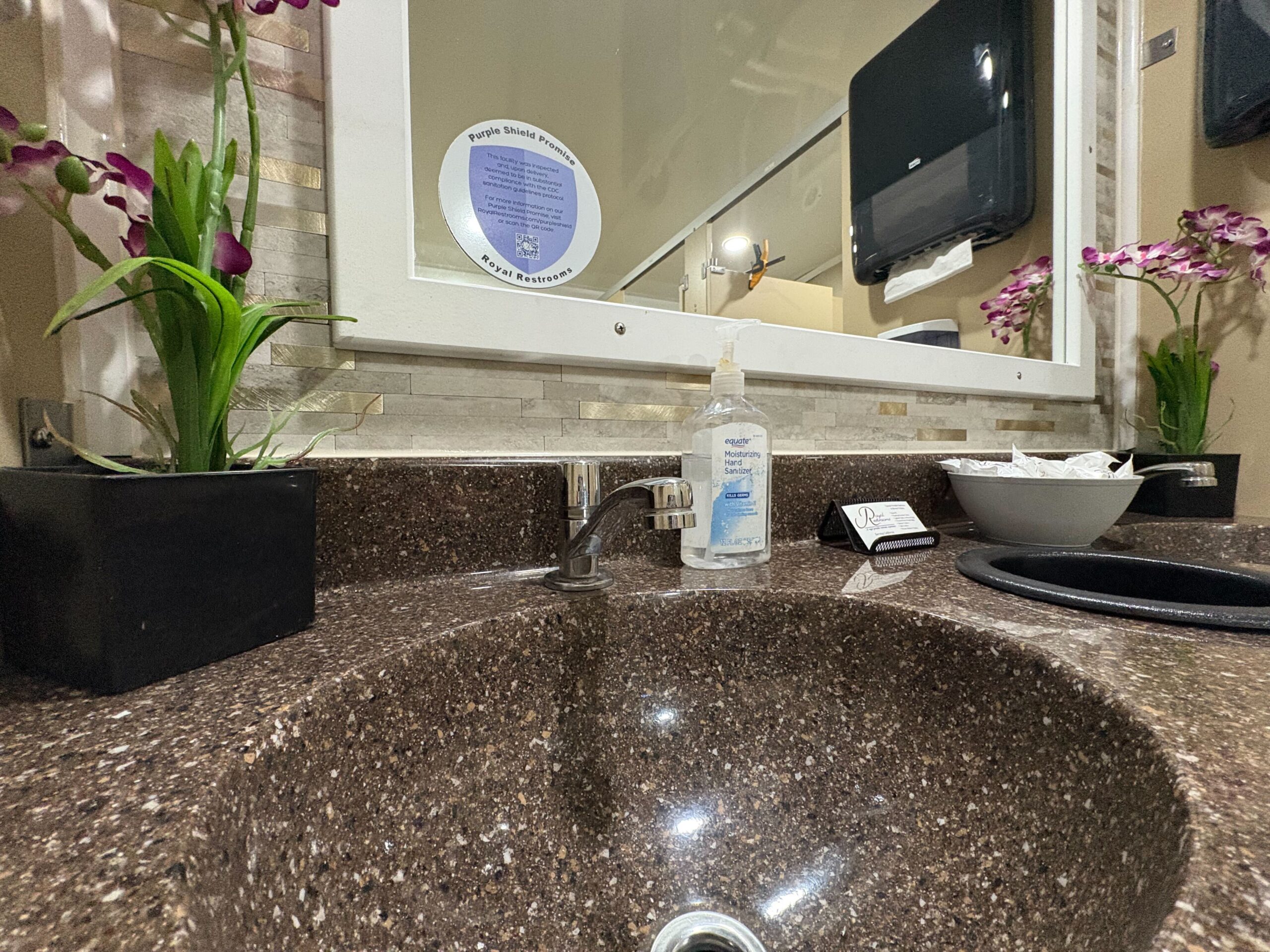 Signature Ten Stall restroom trailer exterior at event