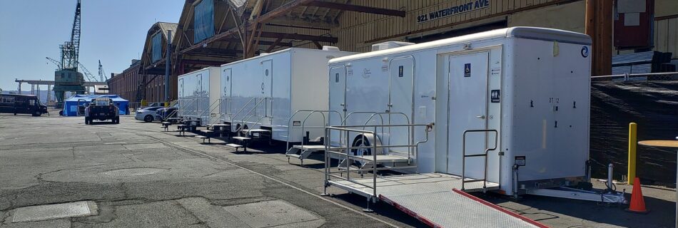 ada and 10 stall cottages at corporate event