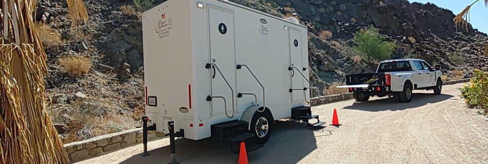 4 Stall Modern Restroom Trailer