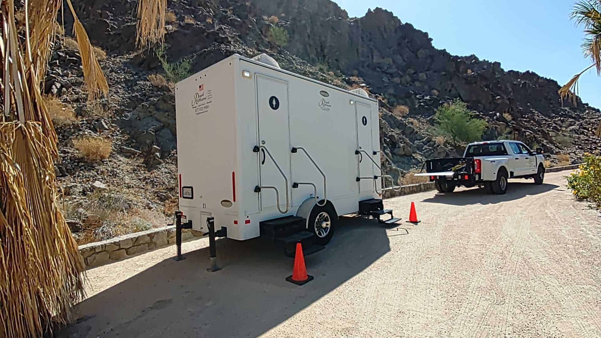 4 Stall Modern Restroom Trailer