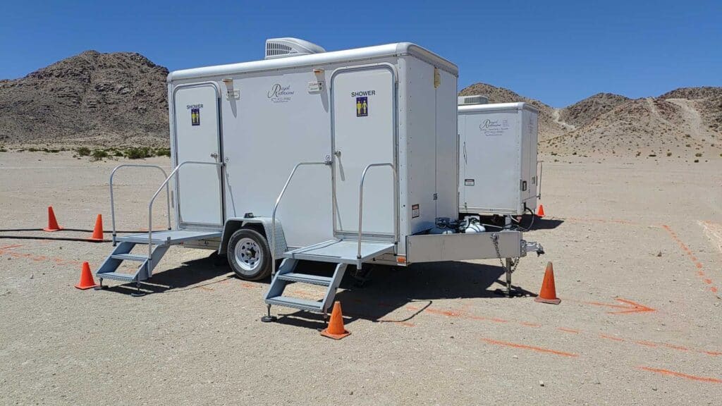 Beat the Summer Heat With Restroom Trailer Rental Solutions for California Desert Events