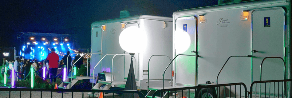 Trailers at a fair