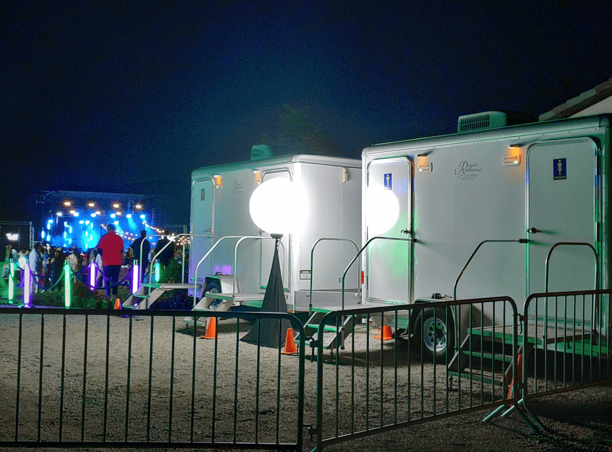 Trailers at a fair